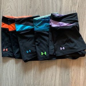 Under armor spandex shorts